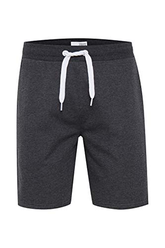 !Solid Oliver Herren Sweatshorts Kurze Hose Jogginghose mit Kordelzug Regular Fit, Größe:L, Farbe:Dark Grey Melange (1940071) von !Solid