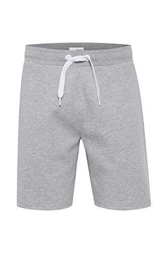 !Solid Oliver Herren Sweatshorts Kurze Hose Jogginghose mit Kordelzug Regular Fit, Größe:L, Farbe:Light Grey Melange (1541011) von !Solid