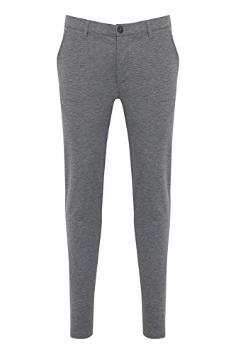 Solid Olivero Herren Hose Stoffhose Slim Fit, Größe:W30/34, Farbe:Grey Melange (1840051) von Solid