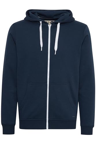 Solid Olli Ziphood Herren Sweatjacke Kapuzenjacke Hoodie Mit Kapuze Reißverschluss Und Fleece-Innenseite, Größe:L, Farbe:Insignia Blue (1991) von Solid