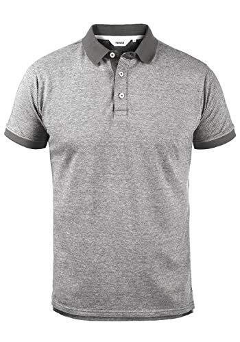 Solid Panos Herren Poloshirt Polohemd T-Shirt, Größe:L, Farbe:Med Grey Melange (8254) von Solid