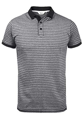 Solid Pantelis Herren Poloshirt Polohemd T-Shirt, Größe:M, Farbe:Black Melange (9000M) von Solid