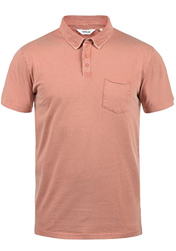 Solid Pat Herren Poloshirt Polohemd T-Shirt Shirt Mit Polokragen Aus 100% Baumwolle, Größe:L, Farbe:Rose Dawn (4916) von Solid