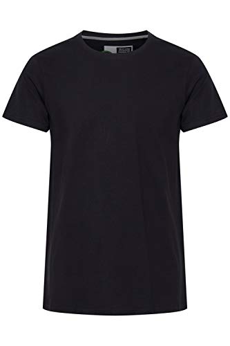 Solid Peko Herren T-Shirt Kurzarm Shirt aus 100% Baumwolle mit Rundhalsausschnitt, Größe:XXL, Farbe:Black (194007) von Solid