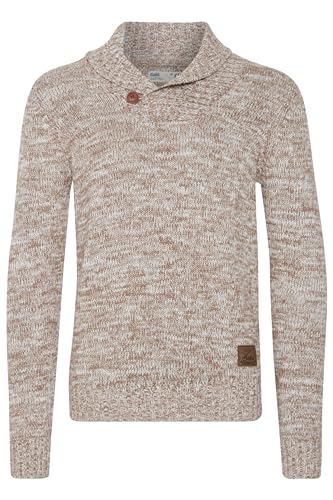 !Solid SDPhil Herren Pullover Strickpullover Grobstrick Pullover mit Schalkragen 100% Baumwolle Regular fit, Größe:L, Farbe:Dune (5409) von !Solid