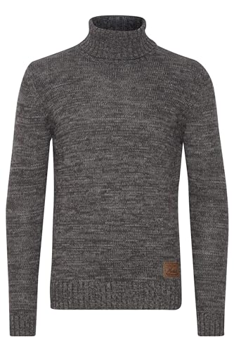!Solid SDPhilaremo Herren Rollkragenpullover Grobstrick Pullover mit Rollkragen 100% Baumwolle Regular fit, Größe:L, Farbe:Dark Grey (2890) von !Solid