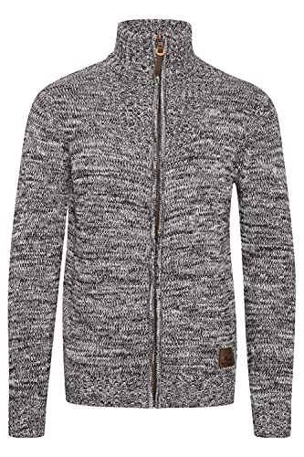 Solid Pomeroy Herren Strickjacke Cardigan Grobstrick Winter Pullover mit Stehkragen, Größe:3XL, Farbe:Coffee Bean (5973) von Solid