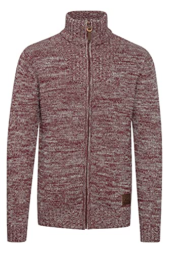 Solid Pomeroy Strickjacke, Größe:L, Farbe:Wine Red Melange (8985) von Solid