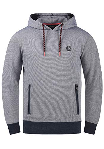 Solid Raffa Herren Kapuzenpullover Hoodie Pullover mit Kapuze, Größe:XXL, Farbe:Insignia Blue Melange (1940101) von Solid