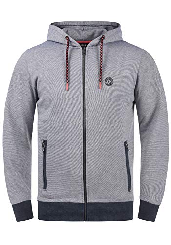 Solid Rafko Herren Sweatjacke Kapuzenjacke Hoodie mit Kapuze, Größe:L, Farbe:Insignia Blue Melange (1940101) von Solid