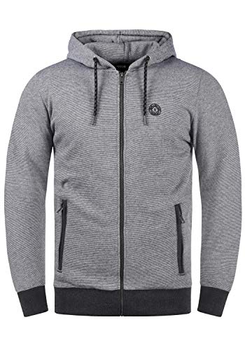 Solid Rafko Herren Sweatjacke Kapuzenjacke Hoodie mit Kapuze, Größe:XXL, Farbe:Dark Grey Melange (1940071) von Solid