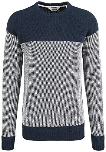 !Solid Rapel Herren Strickpullover Grobstrick Pullover mit Rundhalsausschnitt, Größe:L, Farbe:Insignia Blue (194010) von !Solid