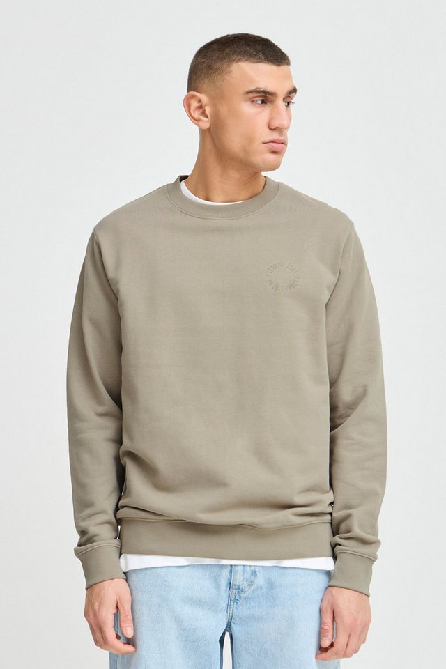 !Solid Rundhalspullover SDORATIO lässiges Sweatshirt mit Backprint von !Solid