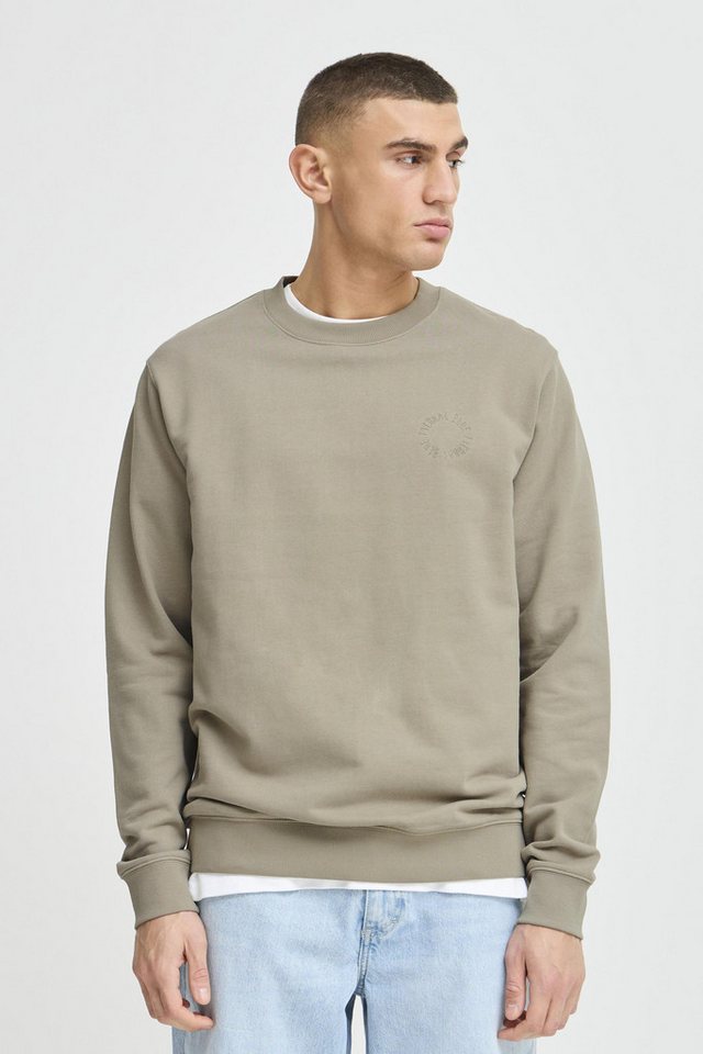 !Solid Rundhalspullover SDORATIO lässiges Sweatshirt mit Backprint von !Solid
