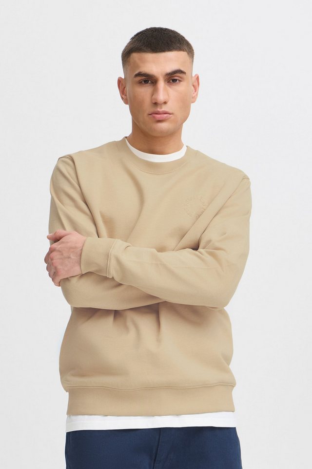 !Solid Rundhalspullover SDORATIO lässiges Sweatshirt mit Backprint von !Solid