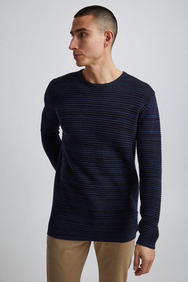 !Solid Rundhalspullover SDStruan Melierter Feinstrick-Pullover von !Solid
