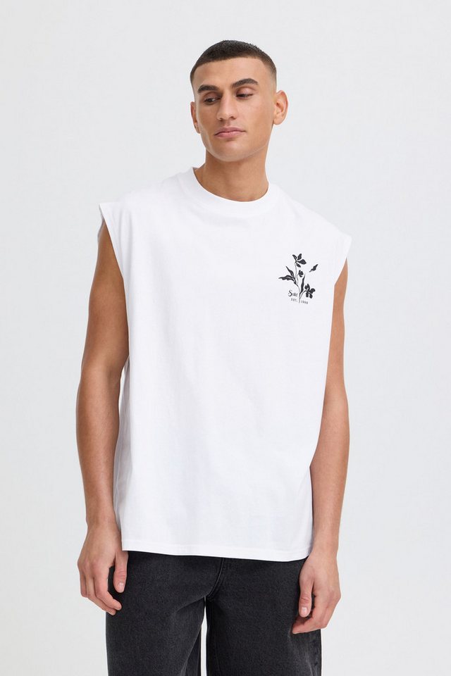 !Solid Rundhalsshirt SDAmon Oversize Tanktop mit Backprint von !Solid