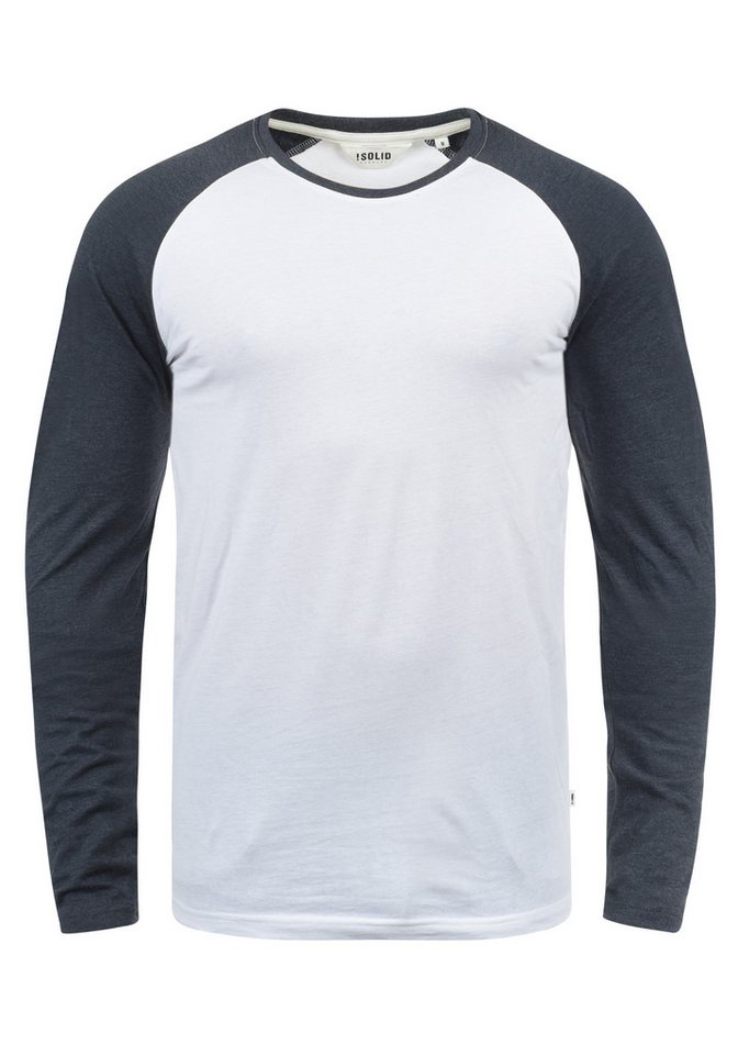 !Solid Rundhalsshirt SDBastien Longsleeve im Baseball-Look von !Solid