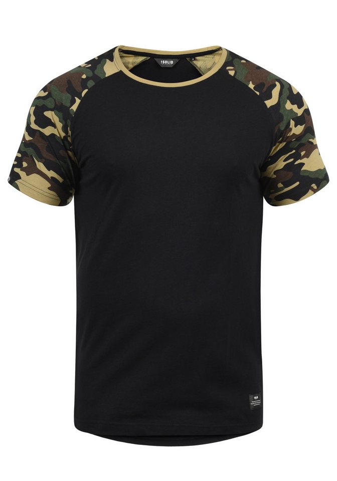 !Solid Rundhalsshirt SDCahil Kurzarmshirt mit Tarnmuster-Print !Solid Rundhalsshirt SDCahil Kurzarmshirt mit Tarnmuster-Print von !Solid