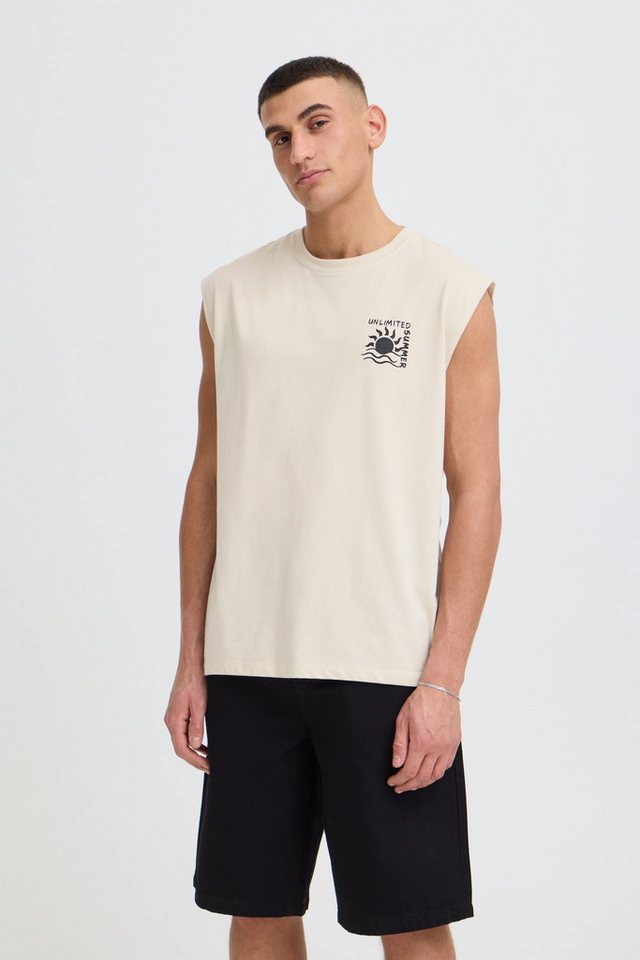 !Solid Rundhalsshirt SDOlav Lässiges Tanktop mit Backprint von !Solid