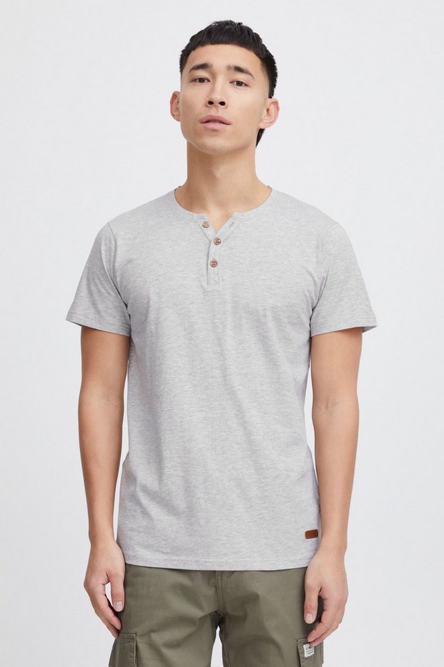 !Solid Rundhalsshirt SDVolker Kurzarmshirt mit Knopfleiste von !Solid