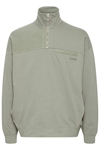 !Solid SDApollo SW Troyer Herren Sweatshirt Pullover Sweater mit Reißverschluss aus 100% Baumwolle, Größe:L, Farbe:Vetiver (170613) von !Solid