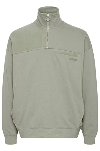 !Solid SDApollo SW Troyer Herren Sweatshirt Pullover Sweater mit Reißverschluss aus 100% Baumwolle, Größe:XL, Farbe:Vetiver (170613) von !Solid