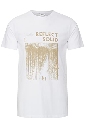 !Solid SDArchie SS2 Herren T-Shirt Kurzarm Shirt mit Print und Rundhalsausschnitt, Größe:XXL, Farbe:White (110601) von !Solid