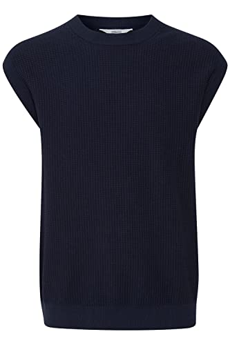 !Solid SDBaron WAHerren Pullunder Strickweste mit Rundhalsausschnitt aus 100% Baumwolle, Größe:L, Farbe:Insignia Blue (194010) von !Solid