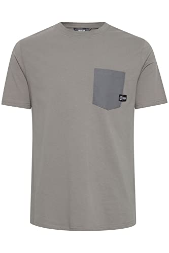 Solid SDBasto Herren T-Shirt Kurzarm Shirt mit Brusttasche aus 100% Baumwolle, Größe:M, Farbe:Mid Grey (184005) von Solid
