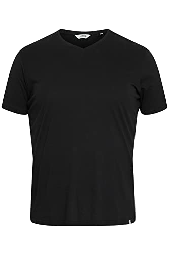 !Solid SDBedo BT Shirt Herren Big & Tall Print T-Shirt mit Aufdruck Große Größen bis 6XL mit V-Ausschnitt, Größe:6XL, Farbe:Black (194007) von !Solid