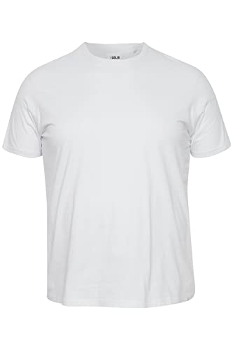 !Solid SDBedonno BT Shirt Herren Big & Tall mit Print T-Shirt mit Aufdruck Große Größen bis 6XL mit Rundhals-Ausschnitt, Größe:3XL, Farbe:White (110601) von !Solid