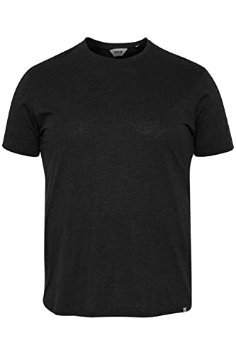 !Solid SDBedonno BT Shirt Herren Big & Tall mit Print T-Shirt mit Aufdruck Große Größen bis 6XL mit Rundhals-Ausschnitt, Größe:5XL, Farbe:Black (194007) von !Solid