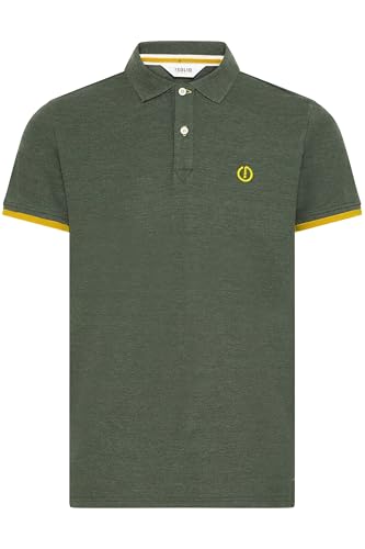 !Solid SDBenjaminPolo Herren Poloshirt Polohemd Shirt mit Polokragen Baumwollmischung Regular fit, Größe:L, Farbe:Climb Ivy Melange (8785) von !Solid