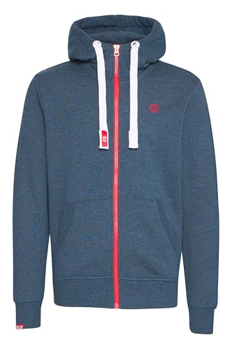 !Solid SDBenn High Neck Herren Zip-Hoodie Sweatjacke Kapuzenjacke Hoodie mit Kapuze Reißverschluss Kängurutasche Baumwollmischung Regular fit, Größe:2XL, Farbe:Insignia Blue Melange (8991) von !Solid
