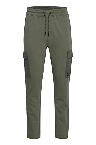 !Solid SDBernardo Herren Hose Stoffhose Joggerpants Sweathose mit elastischem Bund und Kordel Regular Fit, Größe:L, Farbe:Dusty Olive (180515) von !Solid