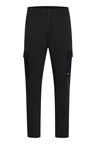 !Solid SDBernardo Herren Hose Stoffhose Joggerpants Sweathose mit elastischem Bund und Kordel Regular Fit, Größe:L, Farbe:True Black (194008) von !Solid