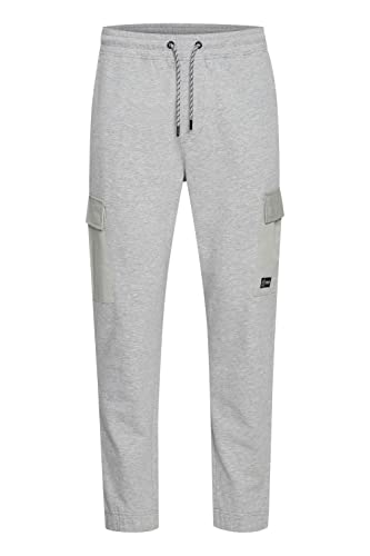 !Solid SDBernardo Herren Hose Stoffhose Joggerpants Sweathose mit elastischem Bund und Kordel Regular Fit, Größe:XL, Farbe:Light Grey Melange (1541011) von !Solid