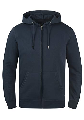 !Solid SDBerti Zip-Hood Herren Sweatjacke Kapuzenjacke Hoodie mit Kapuze Reißverschluss Kängurutasche Baumwollmischung Regular fit, Größe:2XL, Farbe:Insignia Blue (1991) von !Solid