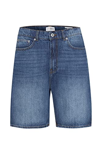 !Solid SDBrayson Herren Jeans Shorts Kurze Denim Hose 5-Pocket-Look Straight Fit, Größe:L, Farbe:Middle Blue Denim (700029) von !Solid