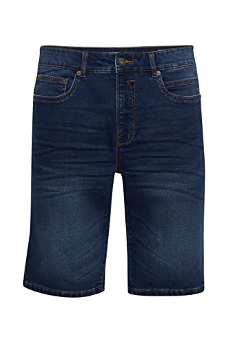 !Solid SDBrent Lt Ryder Hybrid Herren Jeans Shorts Kurze Denim Hose mit Gürtelschlaufen Regular-Fit, Größe:L, Farbe:Dark Blue Denim (700031) von !Solid