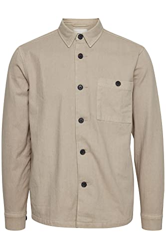 !Solid SDBrenton JA Herren Übergangsjacke Herrenjack Jacke mit Hemdblusenkragen aus 100% Baumwolle, Größe:XL, Farbe:Dune (171009) von !Solid