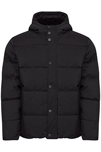 !Solid SDCollin Herren Winterjacke Herrenjacke jacke Outdoorjacke mit Kapuze und Steppungen Robuste Polyester-Qualität Regular Fit, Größe:L, Farbe:True Black (194008) von !Solid