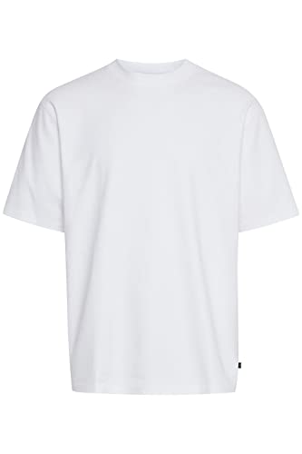 !Solid SDDanton Herren T-Shirt Kurzarm Shirt Basic Hochwertige Baumwoll-Qualität Rundhalsausschnitt Überschnittene Schultern Oversize Fit, Größe:L, Farbe:White (110601) von !Solid