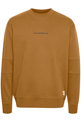 !Solid SDDarton Herren Sweatshirt Pullover Pulli Rundhalsausschnitt O-Neck mit Print Oversize, Größe:S, Farbe:Cinnamon (180933) von !Solid