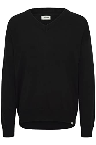 !Solid SDDurant Herren Strickpullover Feinstrick Pullover Pulli V-Ausschnitt Oversize V-Neck, Größe:M, Farbe:True Black (194008) von !Solid