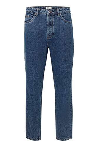 !Solid SDDylan Herren Jeans Hose Denim Pant 5-Pocket Dad Fit 100% Baumwolle, Größe:34/32, Farbe:Blue DNM (797002) von !Solid