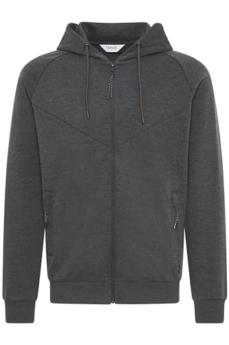 !Solid SDGelbert Herren Sweatjacke Kapuzenjacke Hoodie mit Kapuze Eingrifftaschen Rippbündchen Baumwollmischung Regular fit, Größe:M, Farbe:Dark Grey Melange (N8288) von !Solid