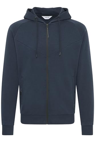 !Solid SDGelbert Herren Sweatjacke Kapuzenjacke Hoodie mit Kapuze Eingrifftaschen Rippbündchen Baumwollmischung Regular fit, Größe:XL, Farbe:Insignia Blue (1991) von !Solid
