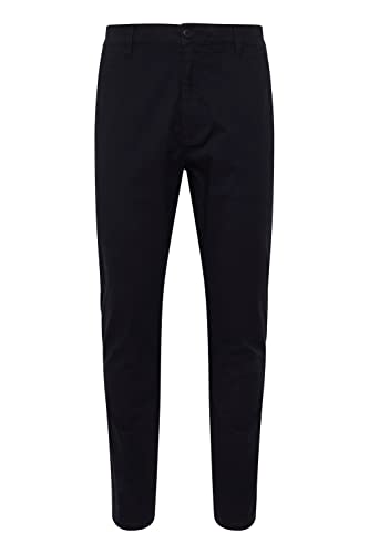 Solid SDJim Light Herren Chino Hose Stoffhose mit Gürtelschlaufen Regular-Fit, Größe:W30/32, Farbe:Black (194007) von Solid